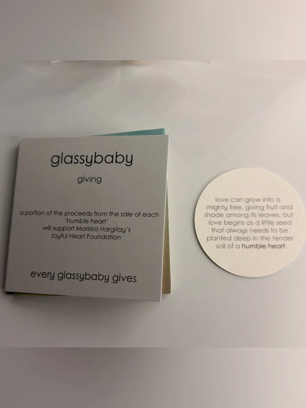 Glassybaby RARE Humble Heart Pink Hand-Blown Glass Votive Candle Holder. New!